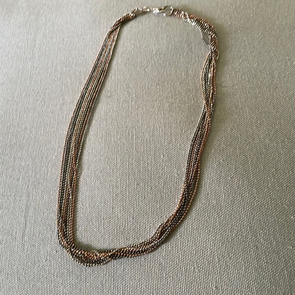 SS tricolor necklace